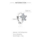Luna Moissanite Hoop Earrings