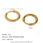 Elegant Zirconia Huggies