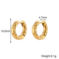 Aura Gold Hoops Earrings