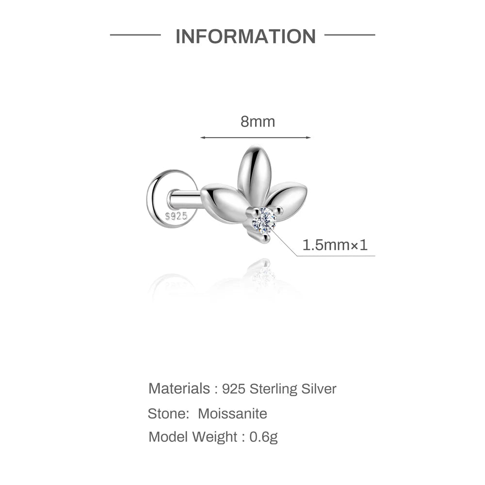 Éclat Moissanite Stud Earrings