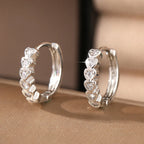 Élégance 925 Silver Hoop Earrings