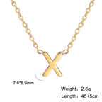 Personalized Gold Initial Necklace.