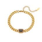 Elegant Zirconia Cuban Set