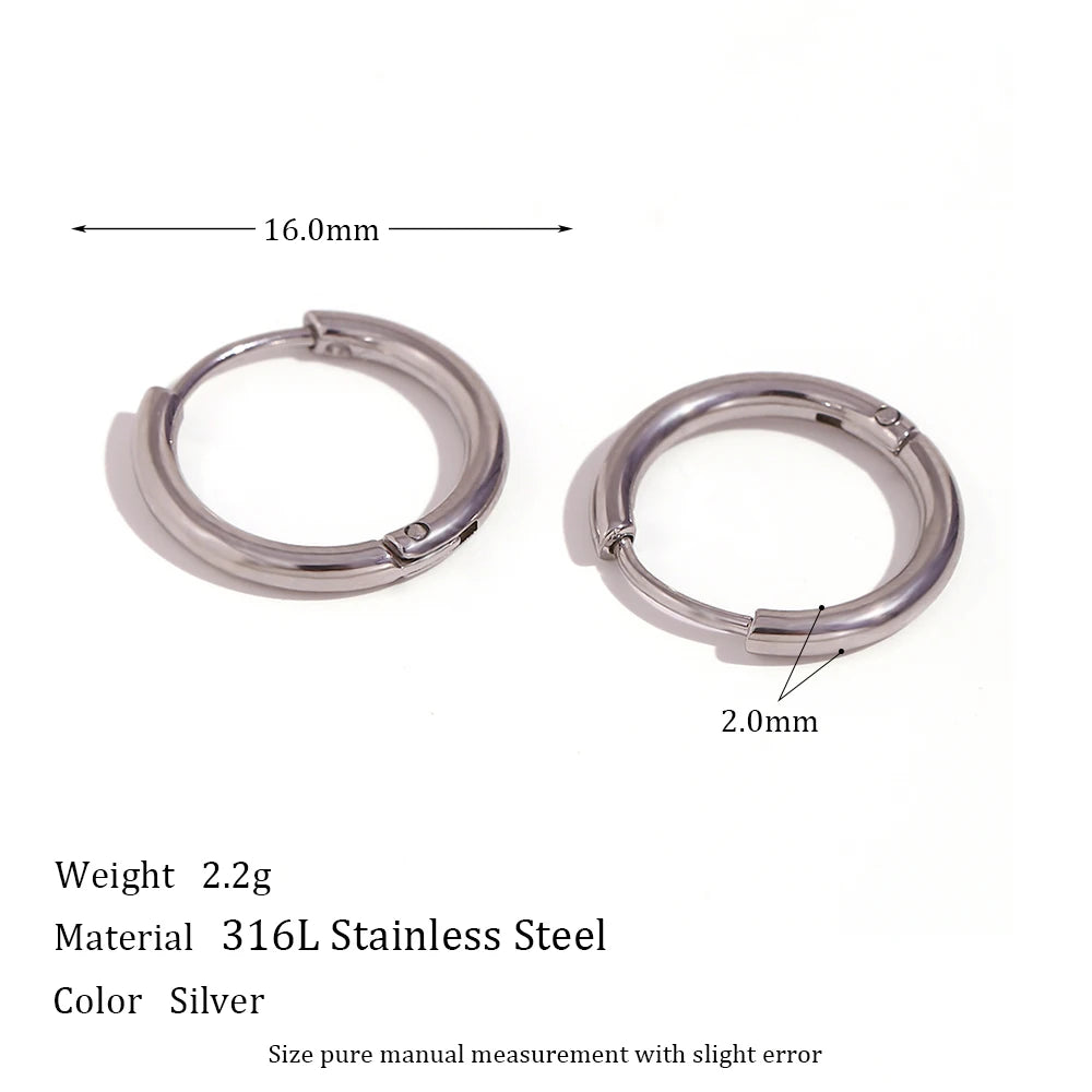 Elegant Gold Hoop Earrings