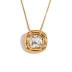 Elegant Zircon Jewelry Set - Tarnish Free