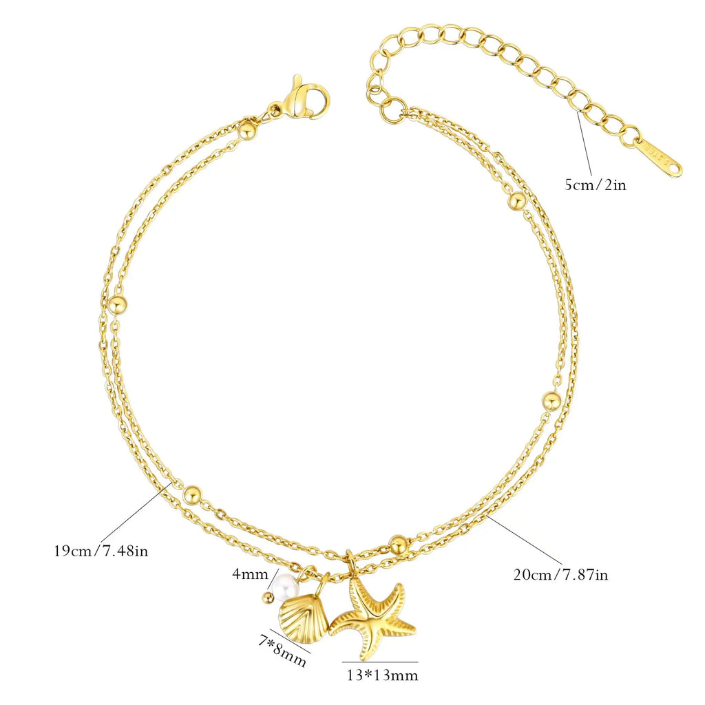 Riviera Shell Anklet