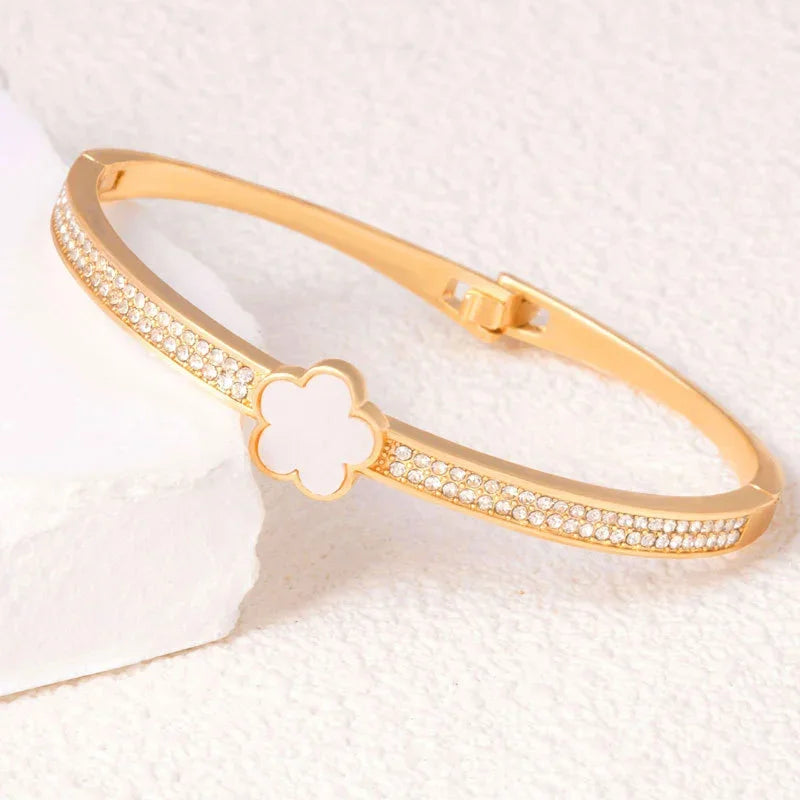 Bracelet Fleur Dorée