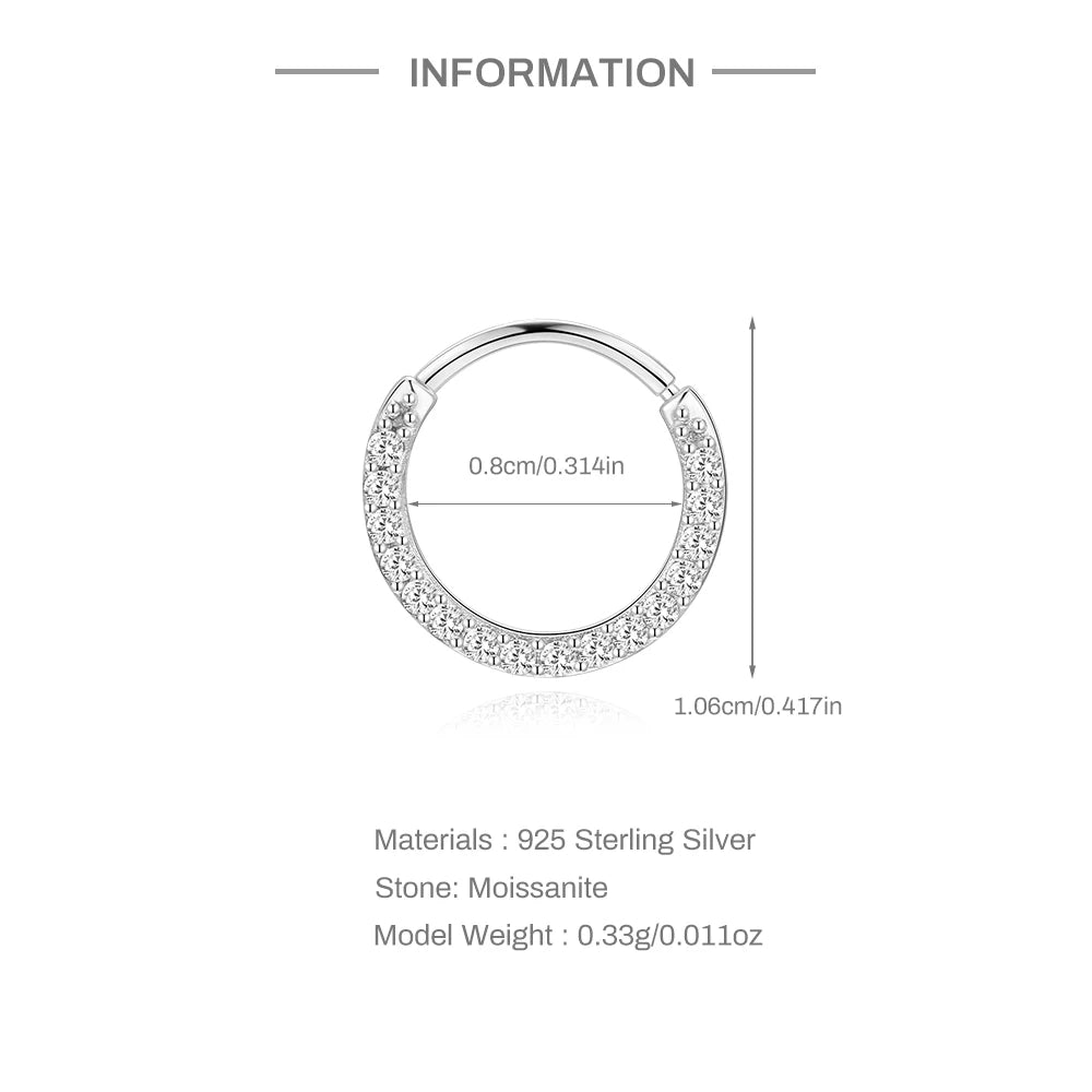 Éclat Moissanite Stud Earrings