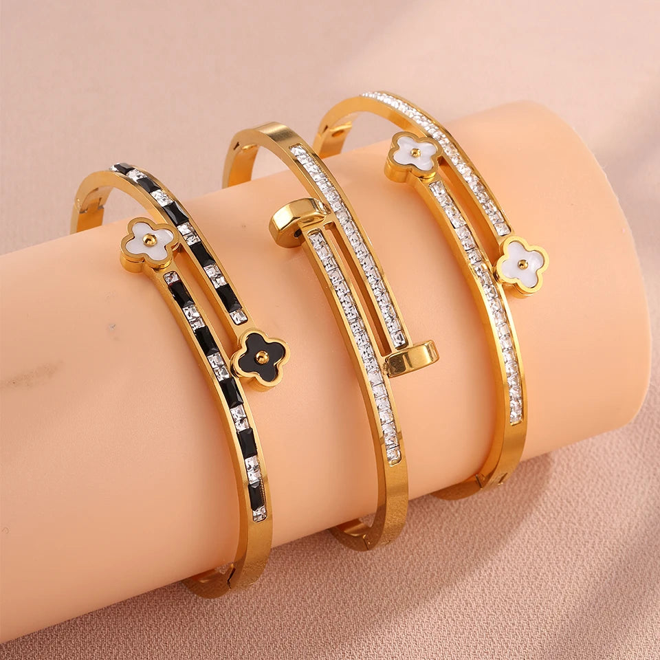 Fleur D’Or Cuff Bracelet
