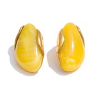 18k Gold Plated Stainless Steel Ring with Resin Detail