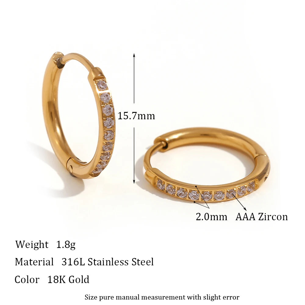 Elegant Gold Hoop Earrings