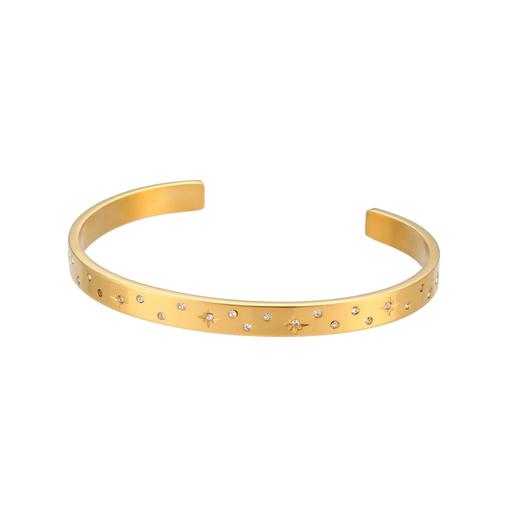 Golden Star Cuff Bracelet