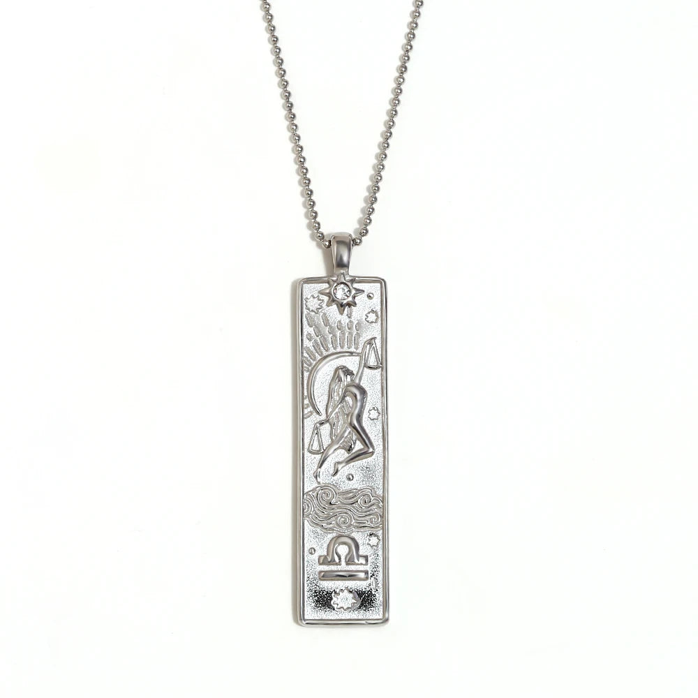 Gold Zodiac Pendant Necklace