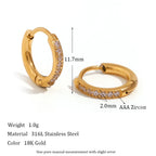 Elegant Gold Hoop Earrings
