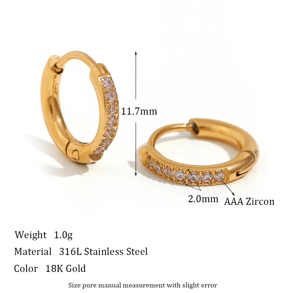 Elegant Gold Hoop Earrings