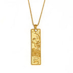 Gold Zodiac Pendant Necklace