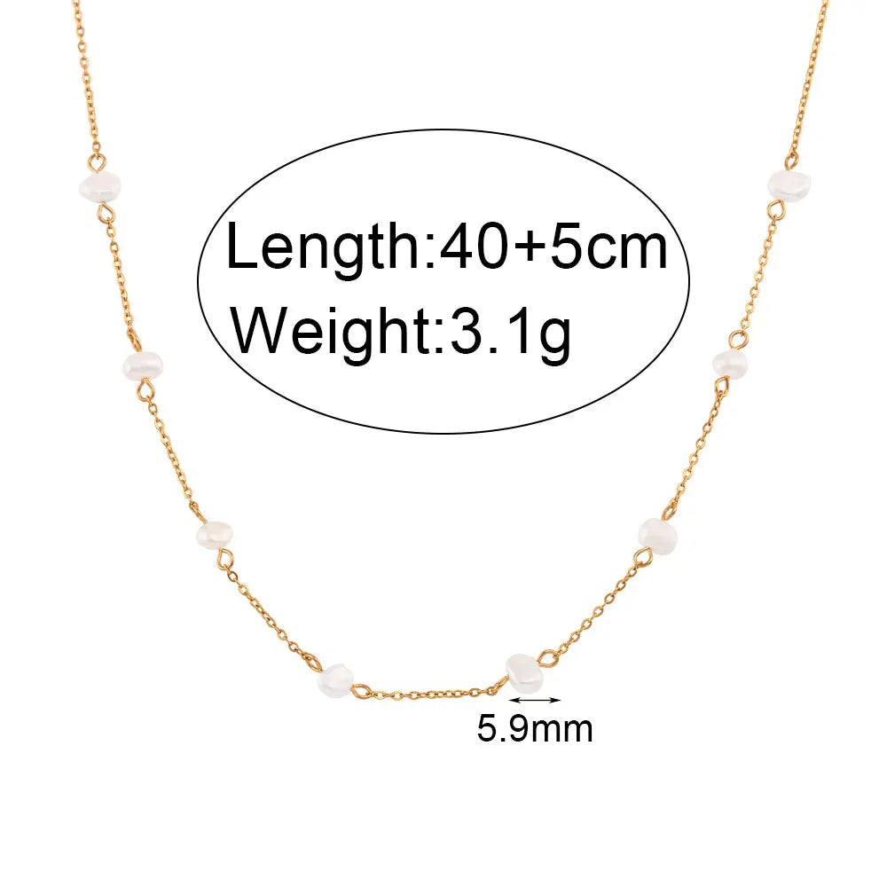 Elegant Pearl Gold Jewelry Set